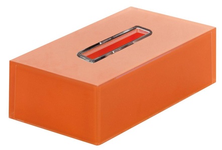 Diaqua, Papiertuchspender Rainbow orange, DiAqua Papiertuchspender Rainbow Orange | 7.5 × 13.5 × 25 cm