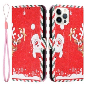 Cover-Discount, iPhone 12 / 12 Pro - Lederetui Hülle Santa, 