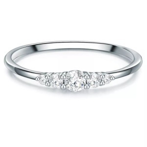 Tresor 1934, Damen Ring Damen Silber 48, Trilani - Ring, 48, Silber