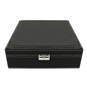eStore, eStore Schmuckbox, Wildleder-Schwarz, 26 x 26 cm, eStore - Schmuckschatulle, Wildleder Schwarz, 26 x cm, One Size, Schwarz