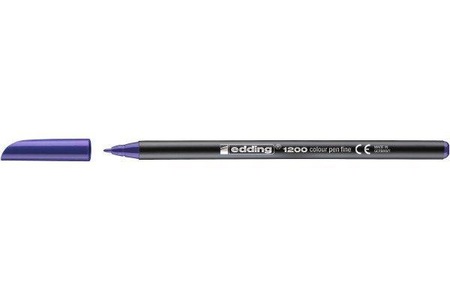 edding, edding Fasermaler 1200 Violett, Farbe, Edding 1200, Faserschreiber, 0,5-1mm, violett, 1200-8