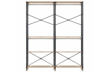 mutoni trend, Standregal Akazie VIII natur 168x30x210, Standregal Akazie VIII natur 168x30x210