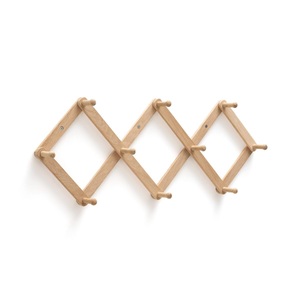 LA REDOUTE INTERIEURS, Wandgarderobe Melay In Akkordeonform Unisex Gelb ONE SIZE, La Redoute Intérieurs - Wandgarderobe Melay in Akkordeonform, One Size, Gelb