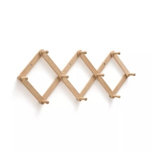 LA REDOUTE INTERIEURS, Wandgarderobe Melay In Akkordeonform Unisex Gelb ONE SIZE, La Redoute Intérieurs - Wandgarderobe Melay in Akkordeonform, One Size, Gelb