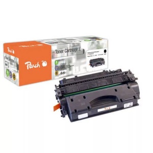 Peach, Peach Tonermodul schwarz kompatibel zu HP CE505X, Peach HP 05 XBK Toner XL bk ersetzt HP No. 05X BK, CE505X XL für z.B. HP LaserJet P 2050, HP LaserJet P 2053 D, HP LaserJet P 2053 DN