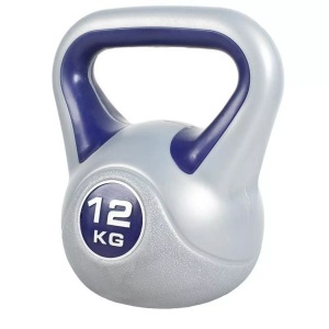 Gorilla sports, Kettlebell Stylish Unisex Taubengrau 12KG, Gorilla Sports - Kettlebell Stylish, One Size, Taubengrau