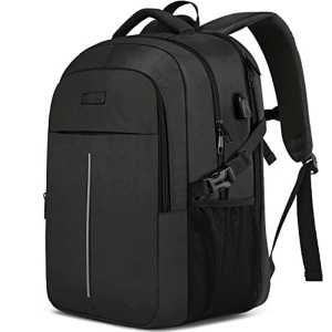 Only-bags.store, Großer Laptop-rucksack Laptop-tasche Für Die Schule Arbeit Mit Usb-ladeanschluss Wasserdicht Unisex Grau ONE SIZE, Only-bags.store - Großer Laptop-Rucksack Laptop-Tasche für die Schule Arbeit mit USB-Ladeanschluss Wasserdicht, One Size, Grau