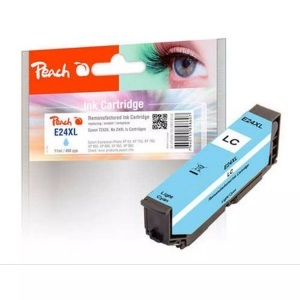 undefined, Peach 318122 Druckerpatrone 1 Stück(e) Kompatibel Helle Cyan, Peach Tinte Epson T2435, No 24XL Light Cyan