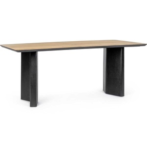 mutoni lifestyle, Tisch Stanwood schwarz natur 200x45, Tisch Stanwood schwarz natur 200x45