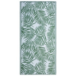 Beliani, Beliani Outdoor Teppich grün 90 x 150 cm zweiseitig KOTA, Beliani - Teppich aus Polypropylen Modern KOTA, 150 cm, Waldgrün