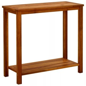 vidaXL, vidaXL Garten-Konsolentisch 80x35x75 cm Massivholz Akazie, vidaXL Garten-Konsolentisch 80x35x75 cm Massivholz Akazie
