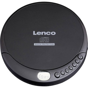 Lenco, Lenco CD-200 Tragbarer CD-Player CD, CD-RW, MP3 Akku-Ladefunktion Schwarz, Lenco MP3 Player CD 200 Schwarz