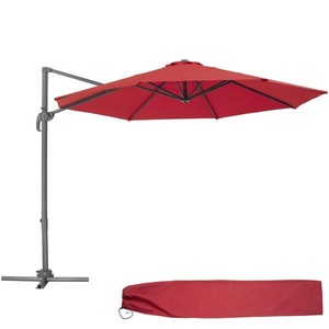 TecTake, Sonnenschirm Ampelschirm Ø 300cm mit Schutzhülle Sonnenschirm Ampelschirm Ø 300cm mit Schutzhülle