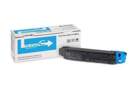 Kyocera, Kyocera Toner TK-5160C 1T02NTCNL0 Original Cyan 12000 Seiten, Kyocera K5160C Toner c - Kyocera TK-5160C, 1T02NTCNL0 für z.B. Kyocera ECOSYS P 7040 cdn
