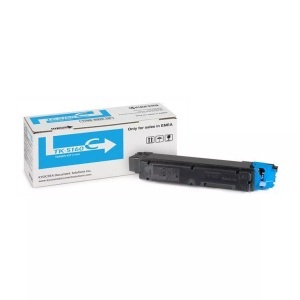 Kyocera, Kyocera Toner TK-5160C 1T02NTCNL0 Original Cyan 12000 Seiten, Kyocera K5160C Toner c - Kyocera TK-5160C, 1T02NTCNL0 für z.B. Kyocera ECOSYS P 7040 cdn