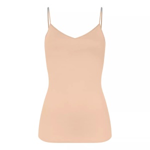 Hanro, Cotton Seamless - Spaghetti Top Unisex Nude S, Hanro - Cotton Seamless Spaghetti Top, S, Nude