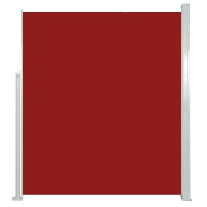 vidaXL, vidaXL Seitenmarkise Ausziehbar 160x500 cm Rot, vidaXL Seitenmarkise Ausziehbar 160x500 cm Rot