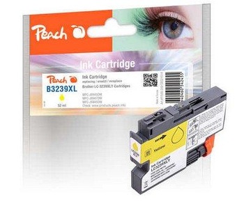 Peach, Peach Tintenpatrone gelb XL, kompatibel zu Brother LC-3239XLY, Peach Tinte Brother LC-3239XL Yellow