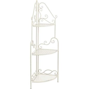 mutoni lifestyle, Eckregal Giselle creme Höhe 127, Eckregal Giselle creme Höhe 127