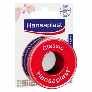 Hansaplast, Hansaplast Classic Fixierpflaster 2,5 cm x 5 m, Hansaplast Hansaplast Fixierplaster Classic pflaster 1.0 pieces