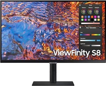 Samsung, Samsung S27B800PXP LED-Monitor 68.6 cm (27 Zoll) EEK F (A - G) 3840 x 2160 Pixel UHD, 4K 5 ms HDMI®, DisplayPort, USB-C®, Samsung - ViewFinity S8 S27B800PXP (27
