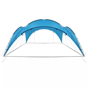 Diverse Hardware, Partyzelt 450 x 450 x 265 cm Hellblau, vidaXL Kuppelpavillon 450x450x265 cm Hellblau