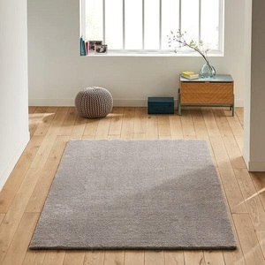 LA REDOUTE INTERIEURS, Weicher Mikrofaser-Teppich CIRILLO, maschinenwaschbar, La Redoute Intérieurs - Teppich Cirillo, 120X170CM, Grau