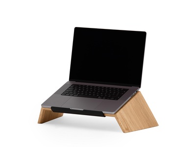 Oakywood, Laptop Stand - Holz-laptopständer - Aus Massivem Holz - Eiche - Unisex Eiche, Oakywood - Laptop Stand Holz-Laptopständer aus massivem Holz Eiche, Eiche