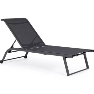 mutoni lifestyle, Gartenliege Taylor dunkelgrau, Gartenliege Taylor dunkelgrau