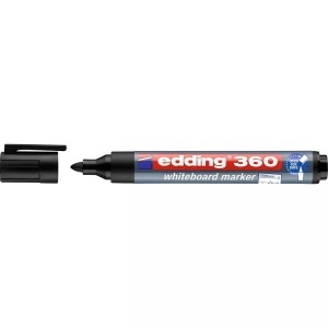 edding, Edding Whiteboardmarker edding 360 whiteboard marker Schwarz 4-3600001, Edding 360, Boardmarker, 1.5-3mm, schwarz, 360-1