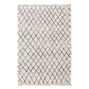 LA REDOUTE INTERIEURS, Teppich Madara, Berber-Stil, La Redoute Intérieurs - Teppich Madara im Berberstil, 120X170CM, Weiss