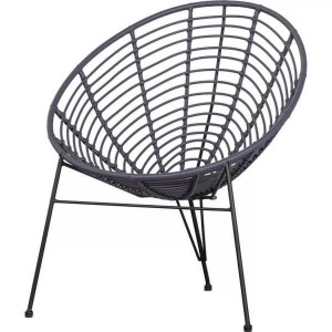 mutoni living, Loungesessel Jane In- & Outdoor Ink, Loungesessel Jane In- & Outdoor Ink