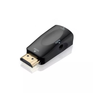 eStore, HDMI-zu-VGA-Adapter mit Audioeingang, eStore - HDMI-zu-VGA-Adapter mit Audioeingang, One Size