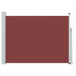 vidaXL, vidaXL Ausziehbare Seitenmarkise 100×500 cm Braun, vidaXL Ausziehbare Seitenmarkise 100×500 cm Braun