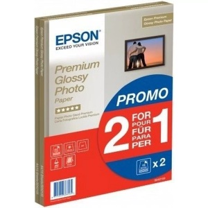 Epson, Epson Premium Glossy Photo Paper C13S042169 Fotopapier DIN A4 255 g/m² 30 Blatt Hochglänzend, Epson Premium Foto Papier, A4, 255g, C13S042169, (2 x 15 Blatt)