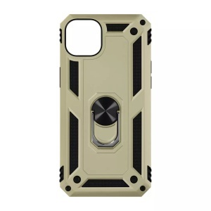 Avizar, Avizar - Ring Hülle Apple iPhone 15 Gold, Gelbgold, Avizar - Ring Hülle Apple iPhone 15 Gold, Gelbgold