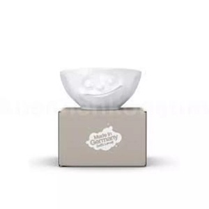 58 products, 58 Products - Schale Happy 350 ml - Weiss, TV Tasse Kaffee Schale Gesicht glücklich Schüssel Müslischale Fiftyeight 350 ml