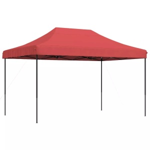 vidaXL, vidaXL Partyzelt Faltbar Pop-Up Burgunderrot 440x292x315 cm, vidaXL Partyzelt Faltbar Pop-Up Burgunderrot 440x292x315 cm