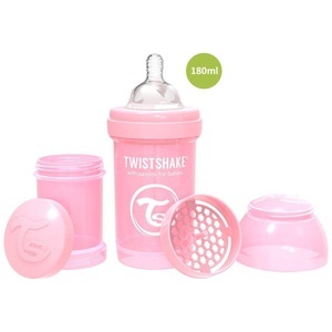TWISTSHAKE, Twistshake Trinkflasche Anti-Kolik 260 ml pastell rosa - rosa/pink - Gr.260ml-350ml, Twistshake Babyflasche Anti-Colic rot 260ml