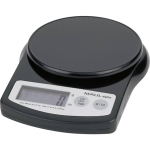 Maul, Maul MAULalpha 500G Briefwaage Wägebereich (max.) 0.5 kg Ablesbarkeit 0.1 g batteriebetrieben Schwarz, Maul MAULalpha 500G Briefwaage Wägebereich (max.) 0.5 kg Ablesbarkeit 0.1 g batteriebetrieben Schwarz