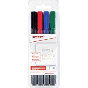 edding, edding Marqueur pour tableau blanc 361 4, Edding 361, Boardmarker, 361-E4, (4er Set)