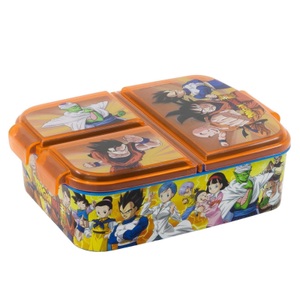 STOR, Stor Dragon Ball - Brotdose mit Fächern Merchandise, Stor - Dragon Ball Team Son Goku Lunchbox mit Fächern, One Size