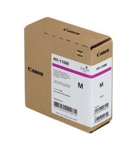 Canon, Canon Tintenpatrone PFI-110M Original Magenta 2366C001 Druckerpatrone, Canon Tintenpatrone, rot, PFI-110M, (160ml)