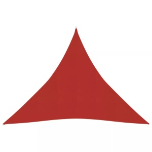 vidaXL, vidaXL Sonnensegel 160 g/m² Rot 4x4x4 m HDPE