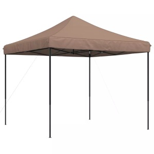 vidaXL, vidaXL Partyzelt Faltbar Pop-Up Braun 292x292x315 cm, vidaXL Partyzelt Faltbar Pop-Up Braun 292x292x315 cm