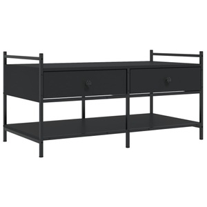 vidaXL, vidaXL Couchtisch Schwarz 99x50x50 cm Holzwerkstoff