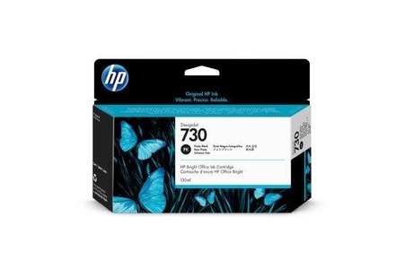 Hewlett-Packard, Hewlett-Packard HP Tinte Nr. 730 (P2V67A) Photo, Hewlett Packard Tintenpatrone, foto, schwarz, No.730, P2V67A, (130ml)