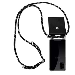 Cadorabo, Handy Kette für Samsung Galaxy S20 PLUS Silikon mit Silbernen Ringen, 