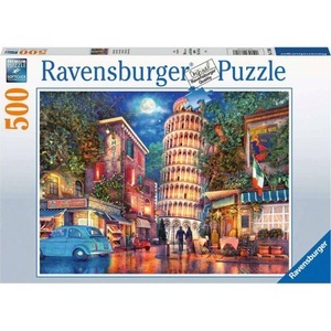 Ravensburger, Puzzle Abends in Pisa, Ravensburger Puzzle 17380 Abends in Pisa - 500 Teile Puzzle für Erwachsene und Kinder ab 12 Jahren