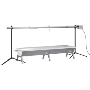 vidaXL, vidaXL Rotisserie-Grill Automatisch Edelstahl, 